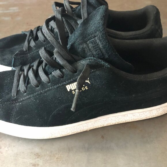 Black on Black Puma Suede size 11 - Picture 2 of 6